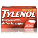 TYLENOL 500mg - 225 Caplets - Extra Strength Caplets - 225 Count