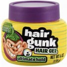 Hair Gunk Hair Gel 2x Jars - 6oz Tub - Ultimate Hold - Long Lasting Super Gel