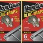 MOUSE GUARD GLUE TRAPS 12 Traps INSECTICIDE FREE BAITED - Compare To Tomcat