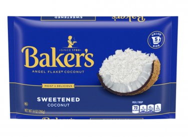 Bakers Coconut 14 oz Baker's Coconut Angel Flake Sweetened Coconut