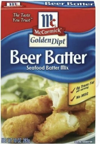 McCormick Golden Dipt Beer Seafood Batter Mix