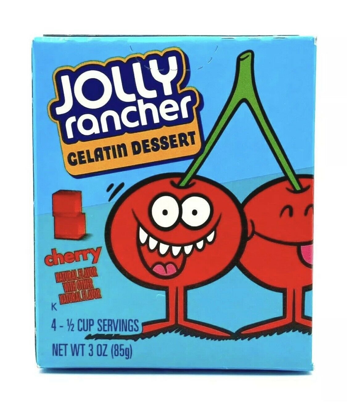 Jolly Rancher Cherry Gelatin DESSERT, (3 oz x 2 boxes) Jello