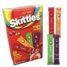 Skittles ZERO SUGAR Singles to Go Drink Mix 20 Packets Variety Mix/Multi Flavor