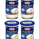 Roka Blue Cheese Spread Kraft 4x 5oz each FRESH Glass Jars