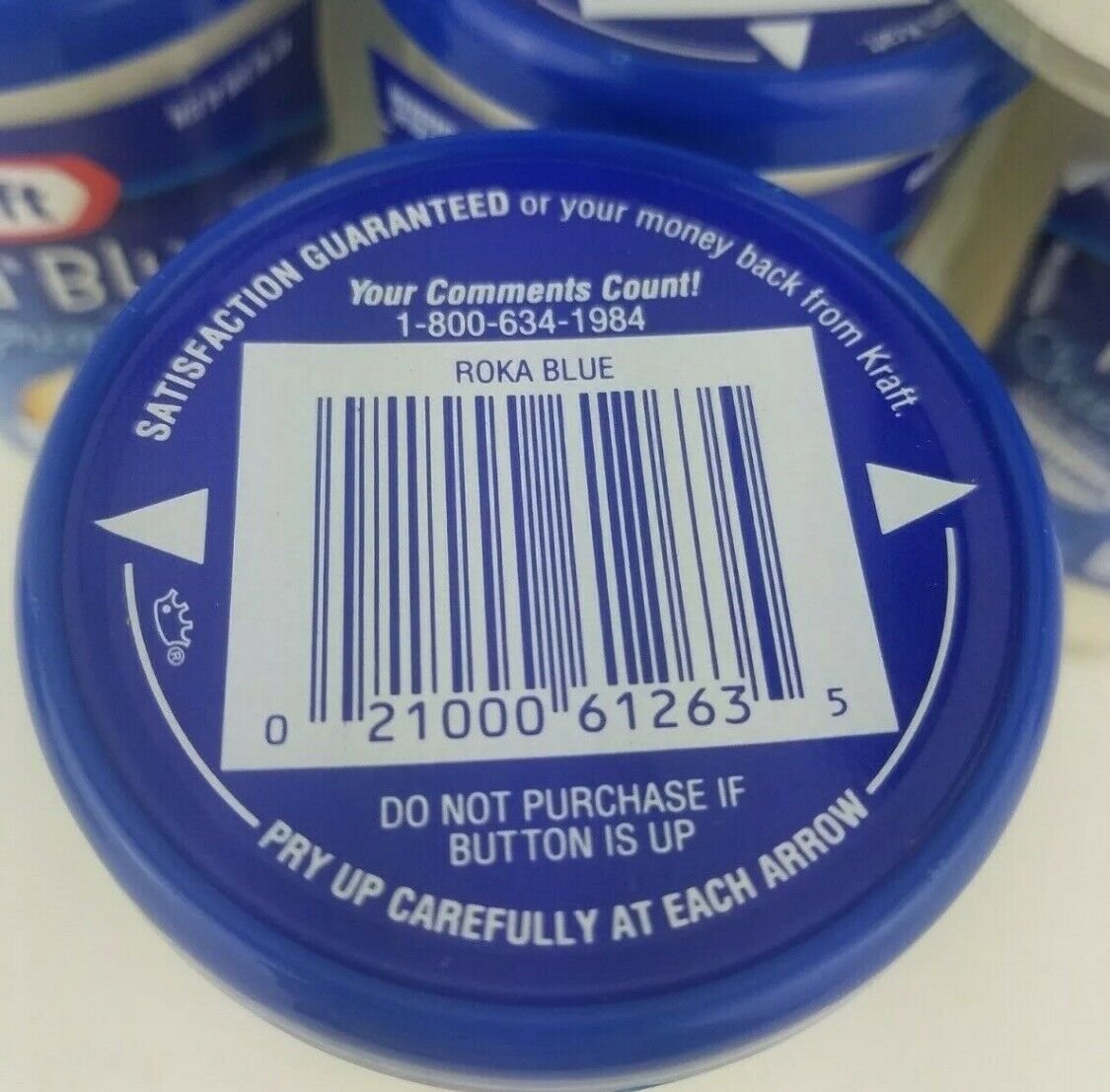 Roka Blue Cheese Spread Kraft 4x 5oz each FRESH Glass Jars