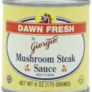 Giorgio Dawn Fresh Mushroom Steak Sauce, 6-Ounce