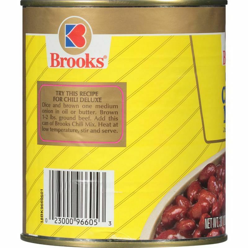 Brooks Quick Chili Mix 4 Cans 30.5 oz each