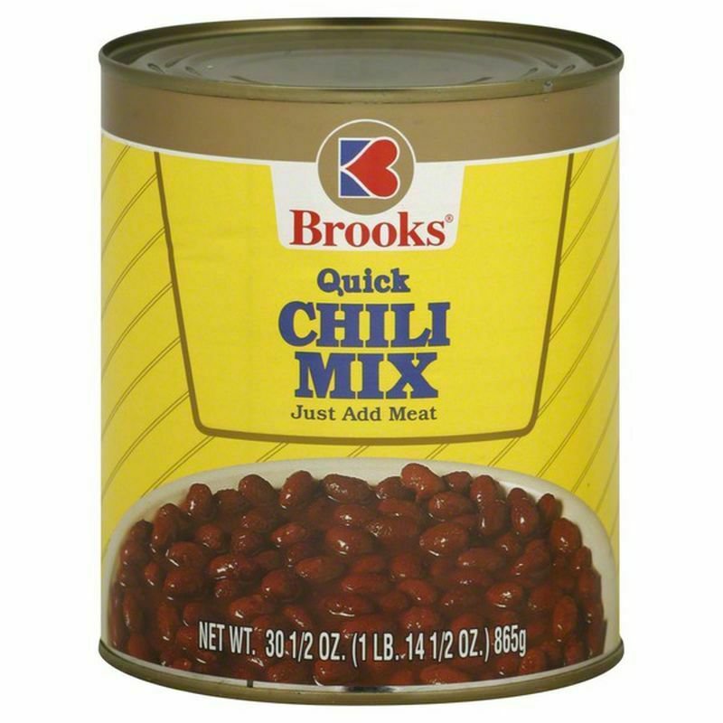 Brooks Quick Chili Mix 4 Cans 30.5 oz each