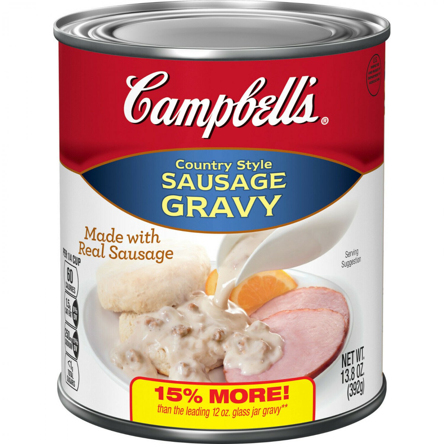 Campbell's Country Style Sausage Gravy 13.8 oz Can