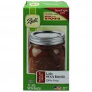 Wide Mouth Lids & Bands - Ball Canning 12 Lids with Bands Suretight (BPA FREE)