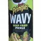 Pringles Deep Fried Pickle Wavy Potato Chips Limited Edition