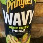 Pringles Deep Fried Pickle Wavy Potato Chips Limited Edition
