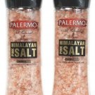 Palermo All Natural Artisan Himalayan Pink Salt Grinder X2 No Additives 12.9 oz