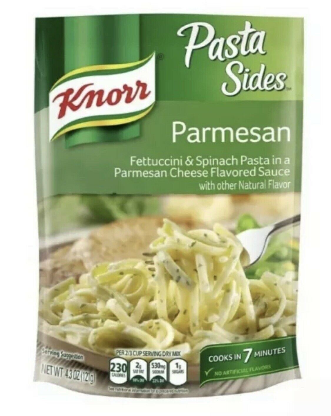Knorr Pasta Sides Parmesan flavor Dish fettuccine 4.3 oz