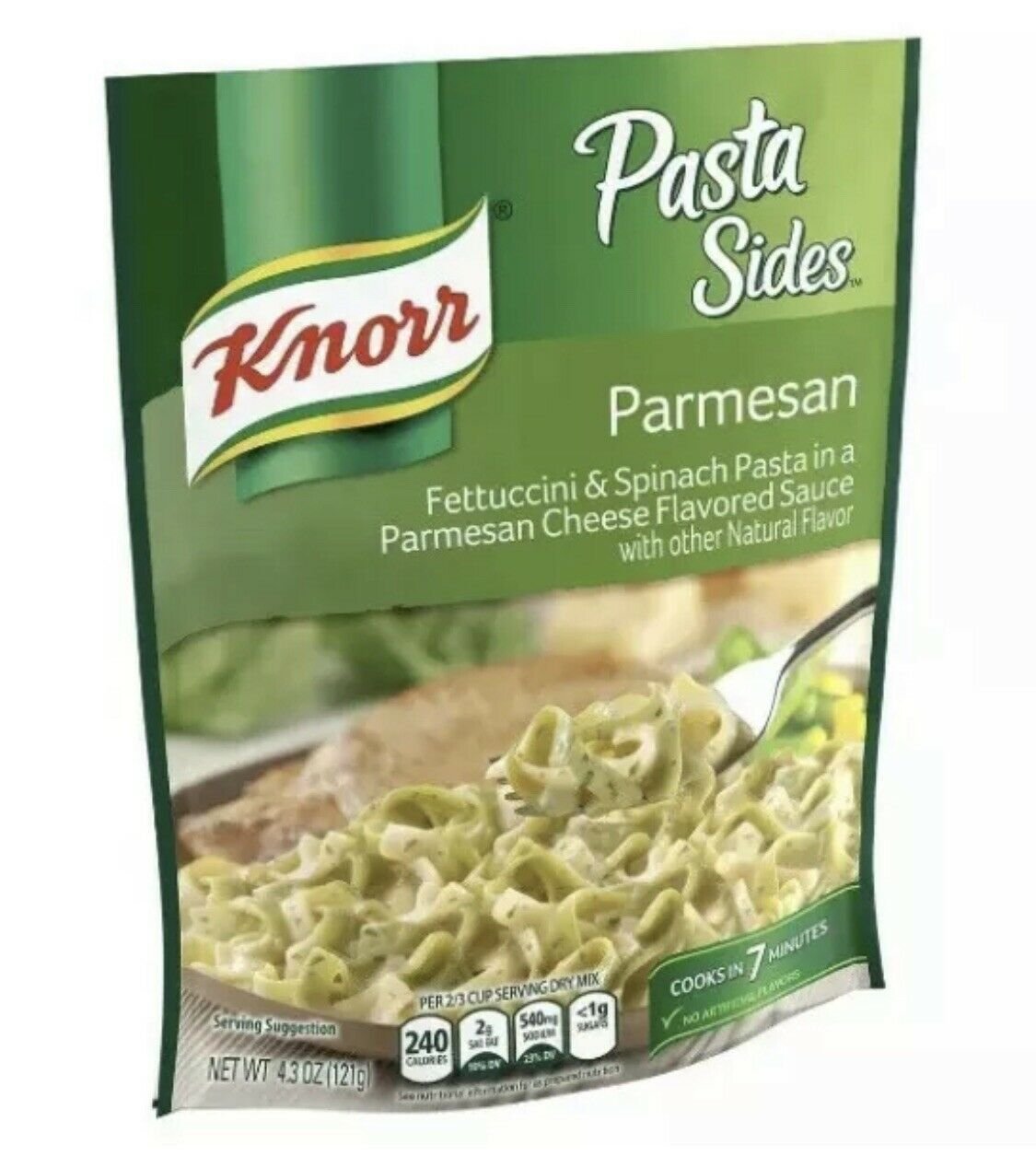Knorr Pasta Sides Parmesan flavor Dish fettuccine 4.3 oz