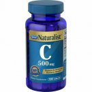 Rexall Naturalist Vitamin C 500mg Immune System Health 100 Tablets Exp 12/22
