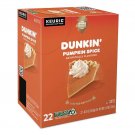 Dunkin Limited Edition Pumpkin Spice Coffee 22 Keurig K cup Pods