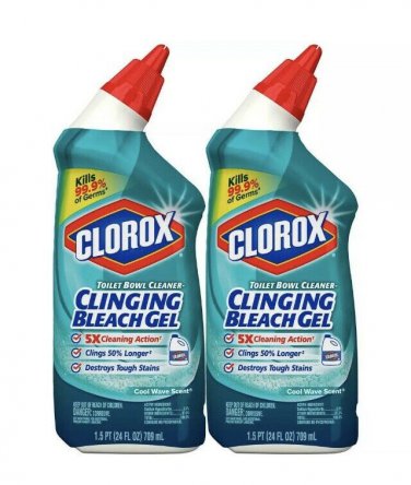 Bathroom Cleaner Clinging Gel - Cool Wave- 2 x 24 fl oz