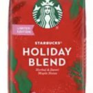 Starbucks Holiday Blend Ground Coffee, Medium Roast 10 Oz Bag