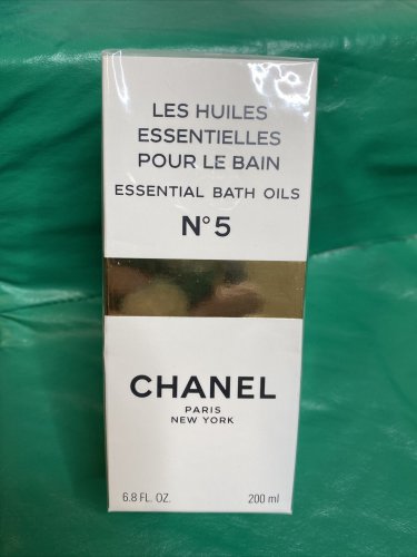 Chanel No 5 Essential Bath Oils 6.8 oz Vintage NIB