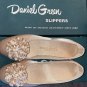Daniel Green Slippers 6.5 Womens Ladies Flats vintage Taupe￼