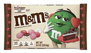 Black Forest Cake M&M Milk & Dark Chocolate Candy 8.0 OZ  Limited Edition