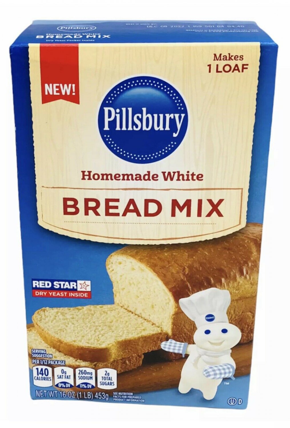 Pillsbury Homemade White Bread Mix 16 oz