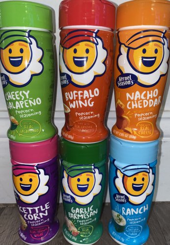 Kernel Season's Ultimate Popcorn Seasoning 6 flavors variety bundle (Pack of 6)