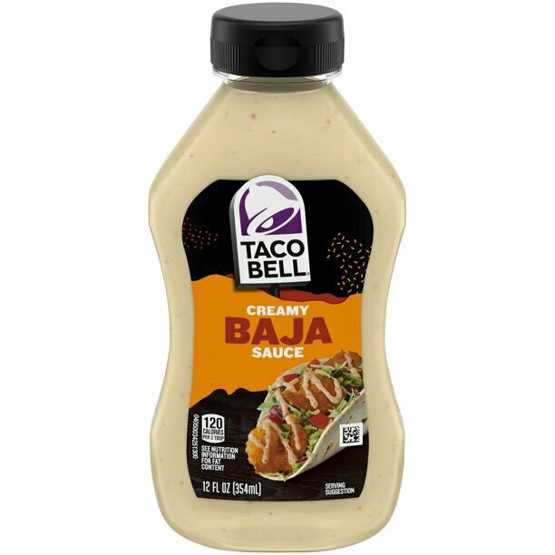 Taco Bell Baja Sauce Kraft Bold Creamy 11oz Bottle