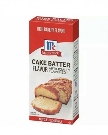 McCormick Cake Batter Flavor Extract. 2 fl oz