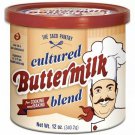 Cultured buttermilk blend. Powdered buttermilk 12 ounces