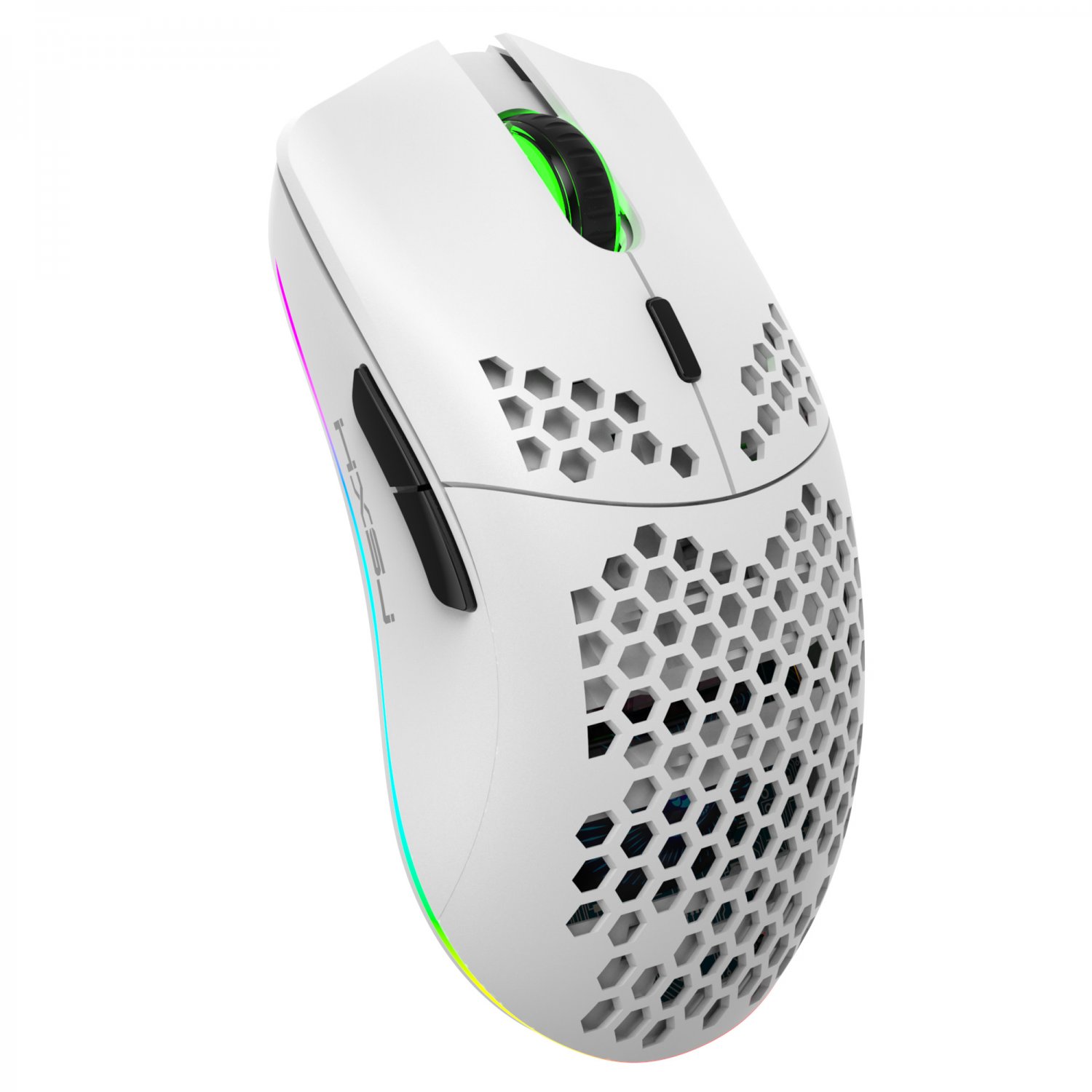 HXSJ T66 Wireless Mouse Honeycomb Lightweight RGB Backlit 2.4Ghz