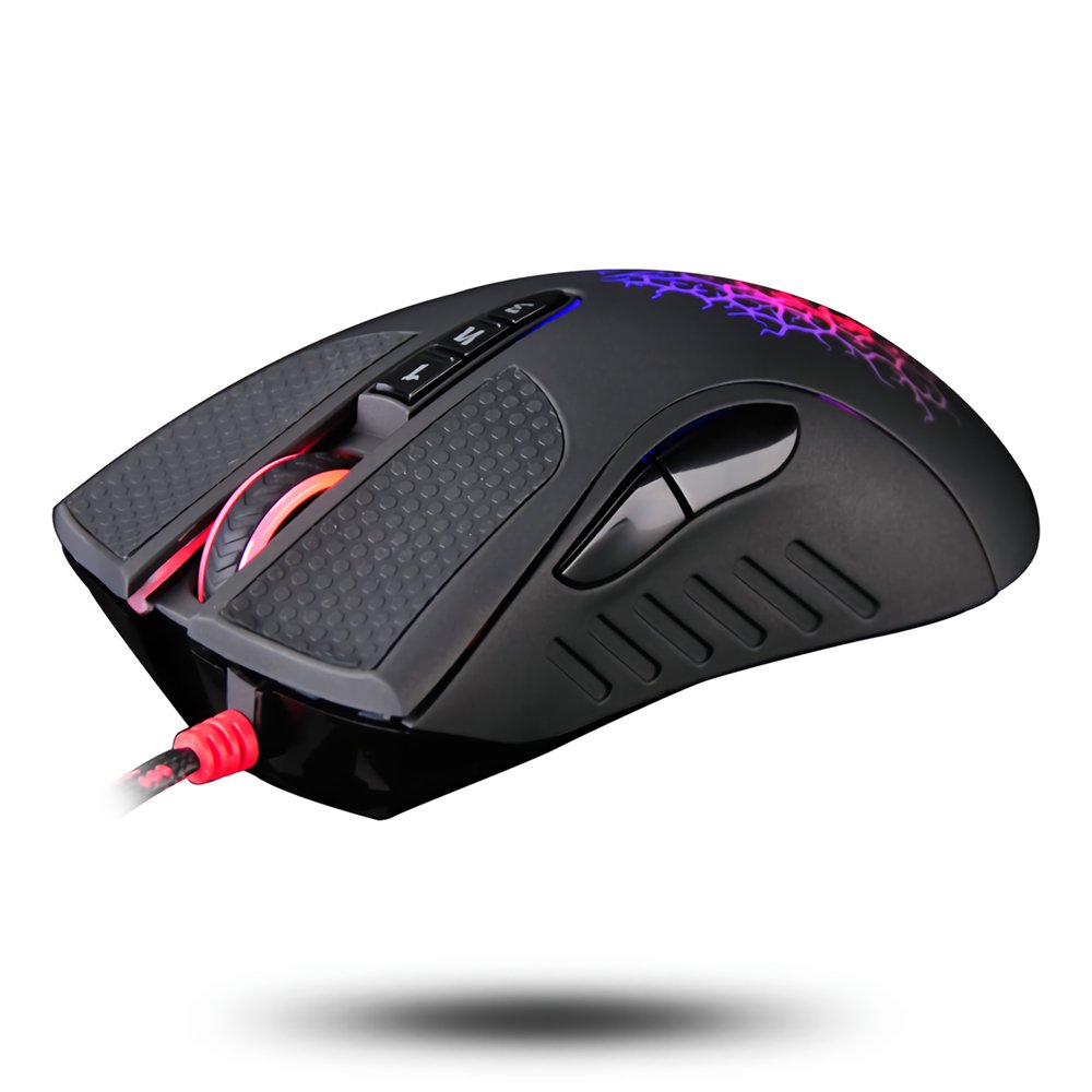 A4TECH A90 Wired Mouse 4000CPI 8 Buttons Optical Office Game Mechanical