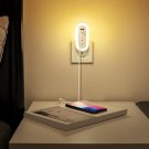 Oval Remote Control Dual USB Socket Night Light Bedroom Bedside USB Plug Fast Charge Night Light Sma
