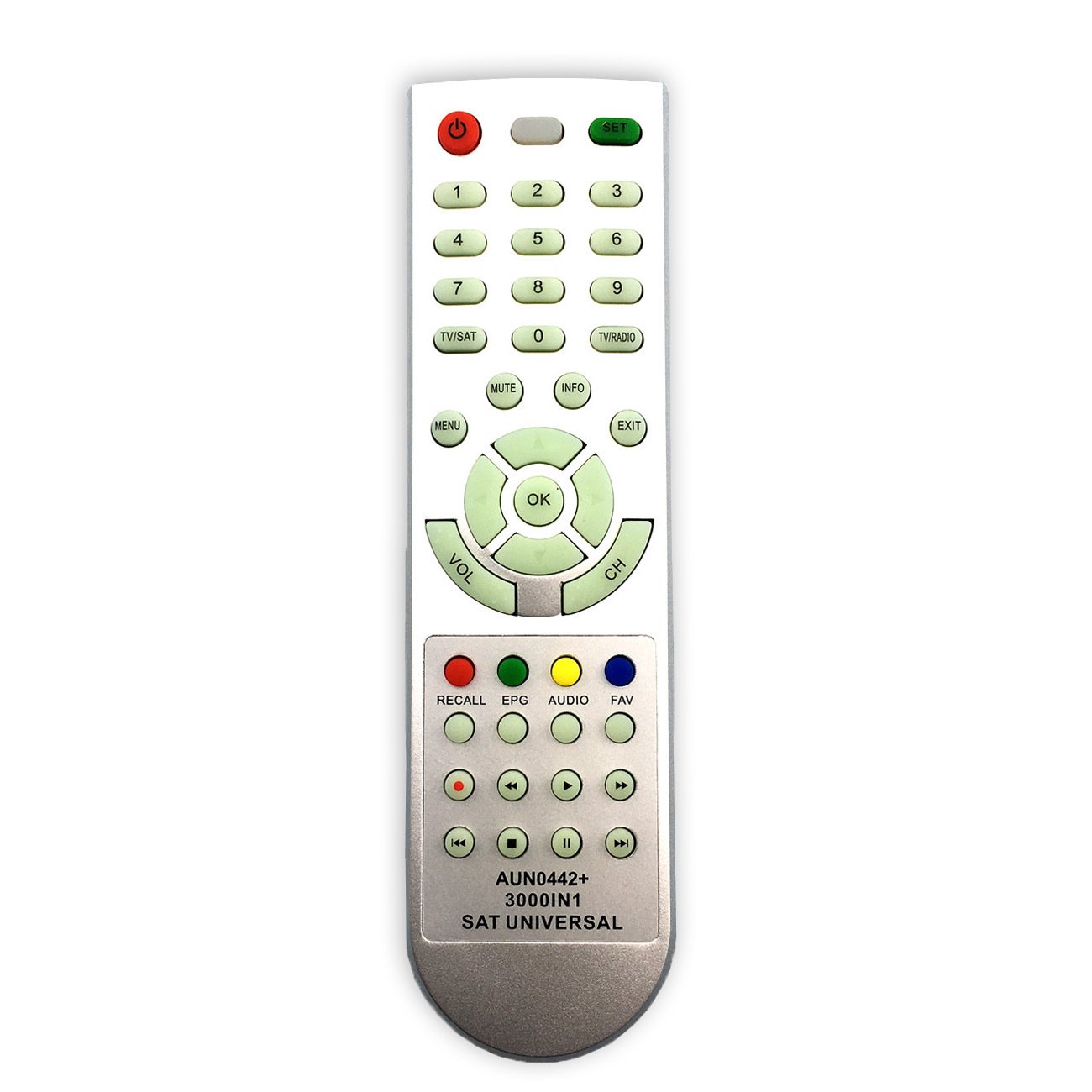Universal Satellite TV Remote Control AUN0442 for Middle East Satellite TV