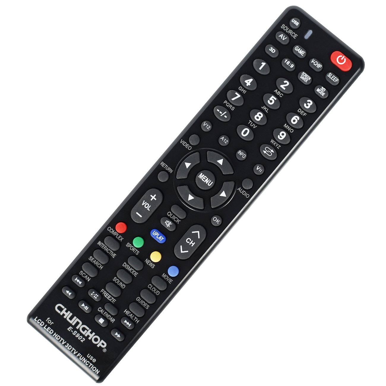 CHUNGHOP Universal TV Remote Control ES902 for SKYWORTH LED TV / LCD