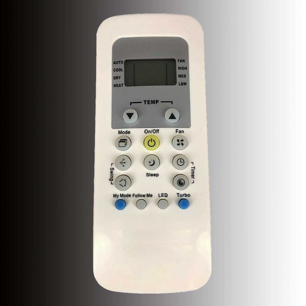 RG56N/BGEF Replacement Remote Control For Carrier Toshiba Midea Air Conditioner A/C