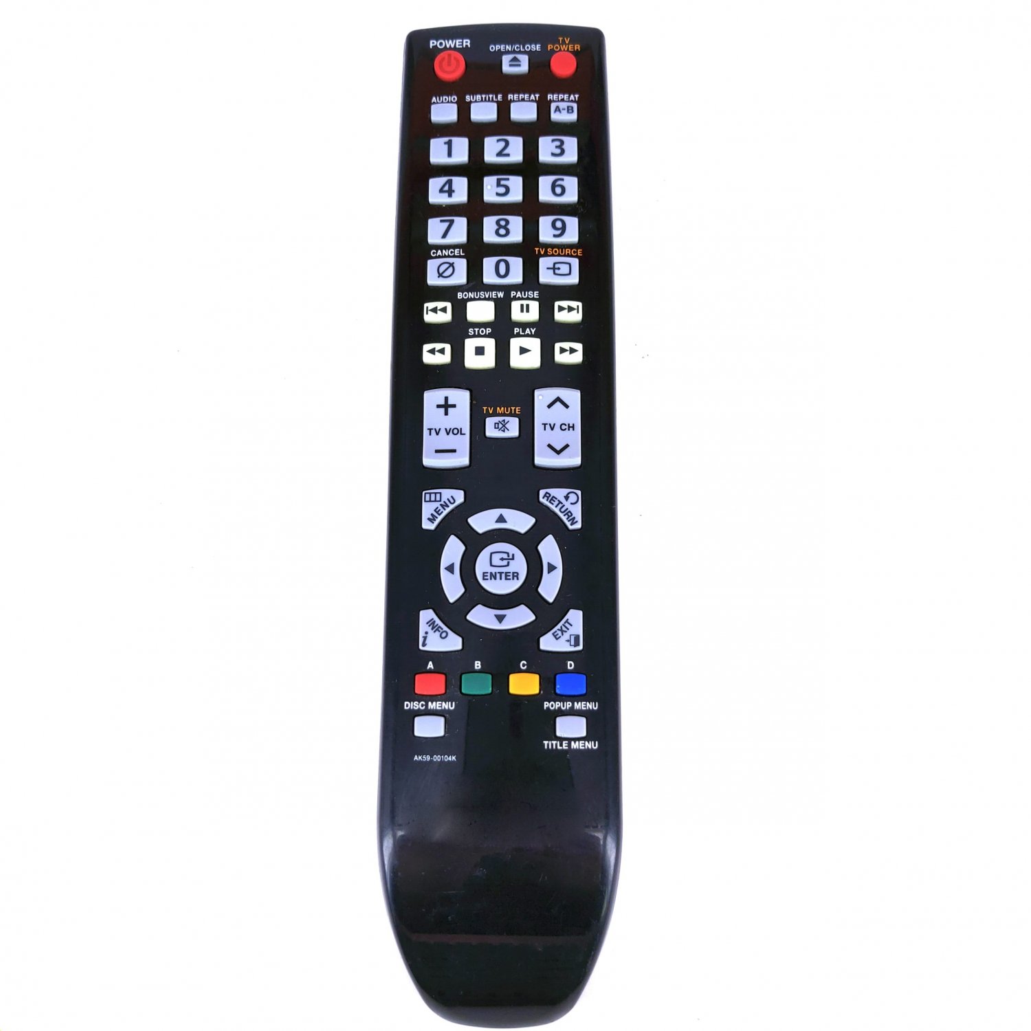 Used Original Remote Control For Samsung AK59-00104K blue-ray bdp1590 bdp1600 bdp1602 bdp3600 bdp159