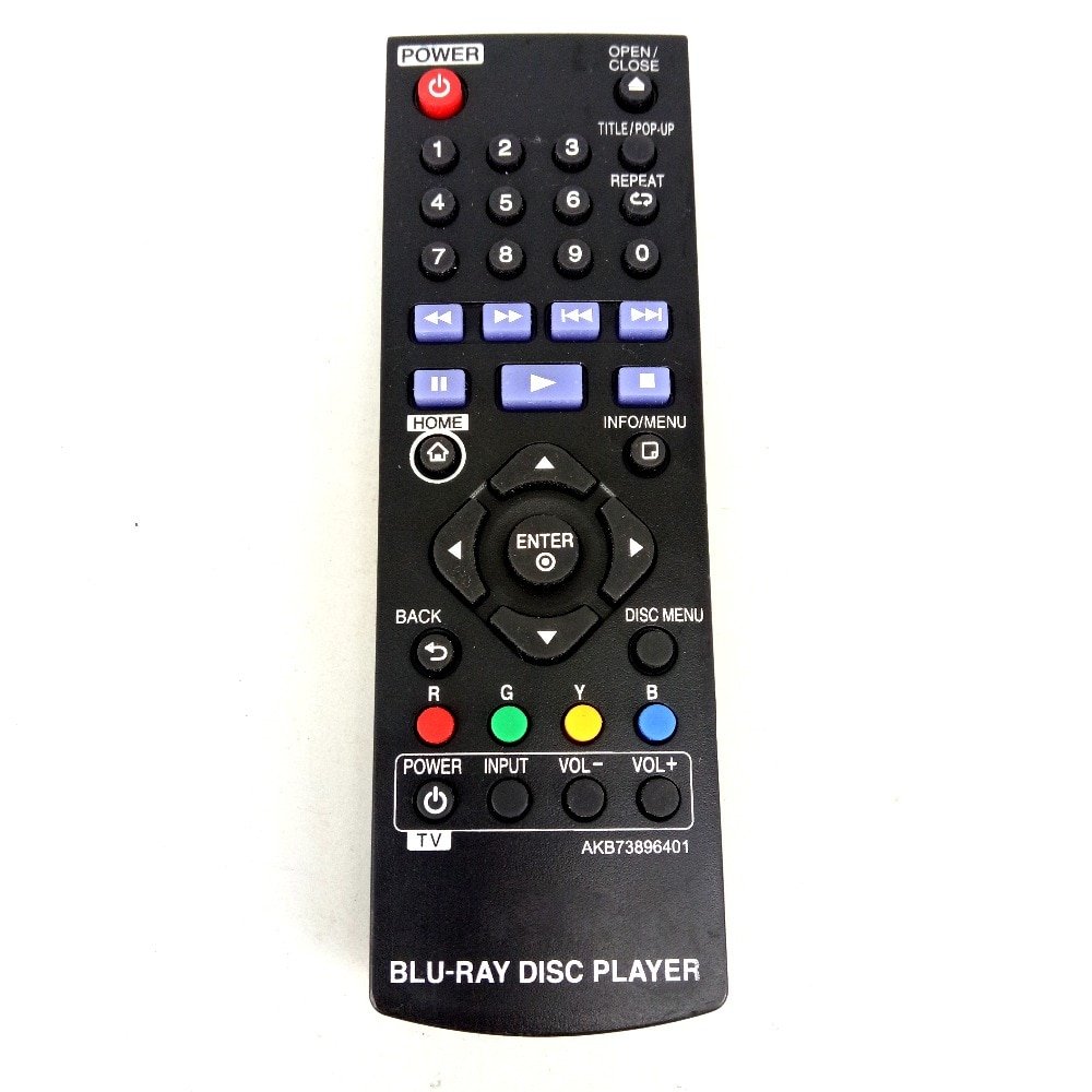 Original Remote Control For LG DVD/Bluray Player AKB73896401 BP135