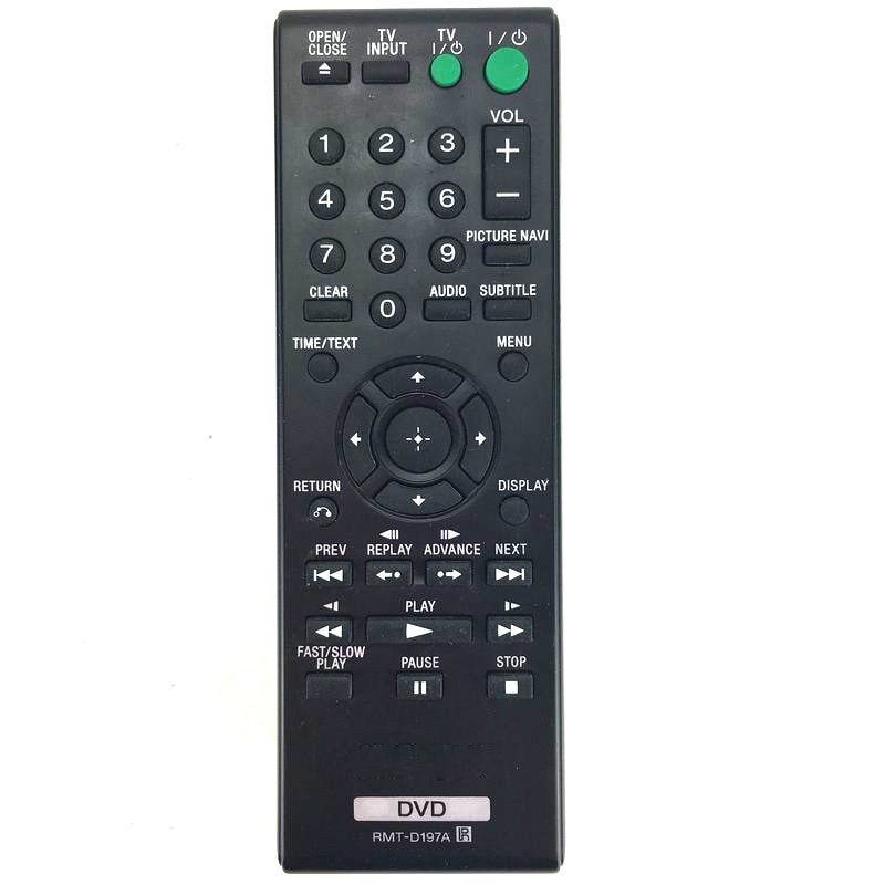 RMT-D197A Remote Control For SONY DVD CD DVP-SR110 DVP-SR115 DVP -SR120 SR210P SR310P DVP-SR320 DVP-