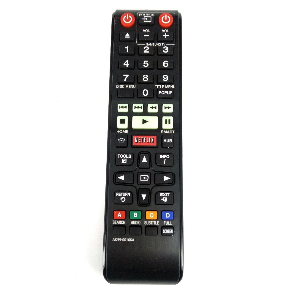 Used 90%Original Remote Control For SAMSUNG Blu-ray Player AK59-00166A BD-F7500 BD-F650