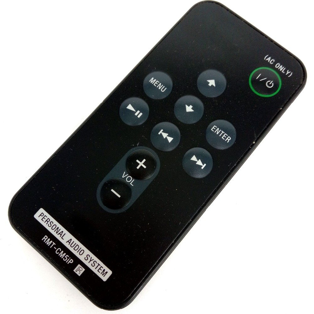 Original Remote Control For SONY RMTCM5iP PERSONAL AUDIO SYSTEM RDPM7iP RDPM7iPBLK RDPXA700iP RD