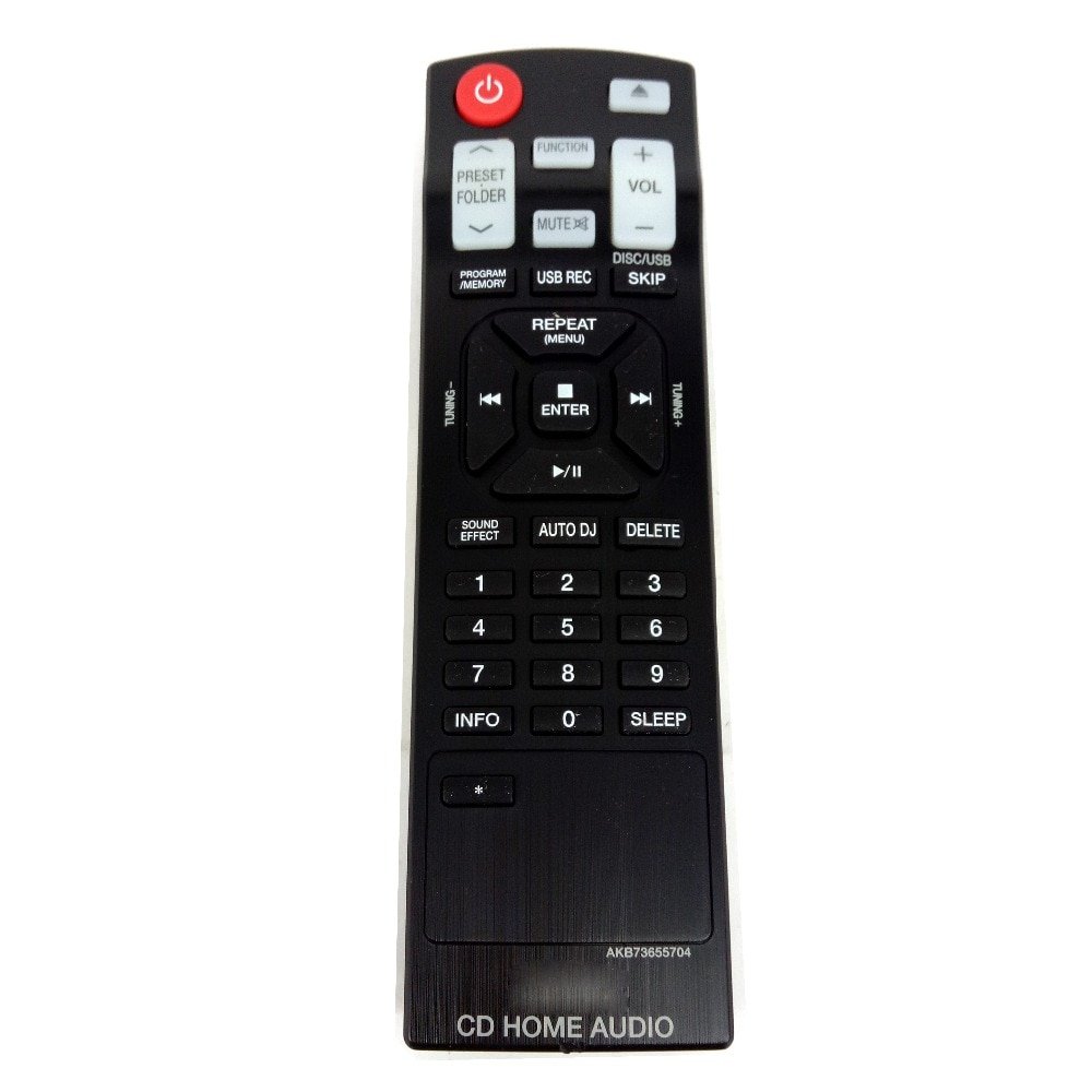 Original Remote Control For LG CD home audio AKB73655704 Audio System