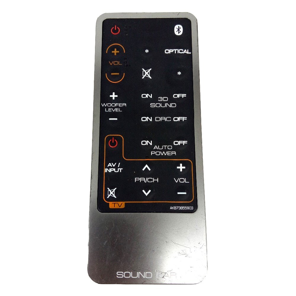 Used Original AKB73855903 Remote Control For LG SOUND BAR Bluetooth