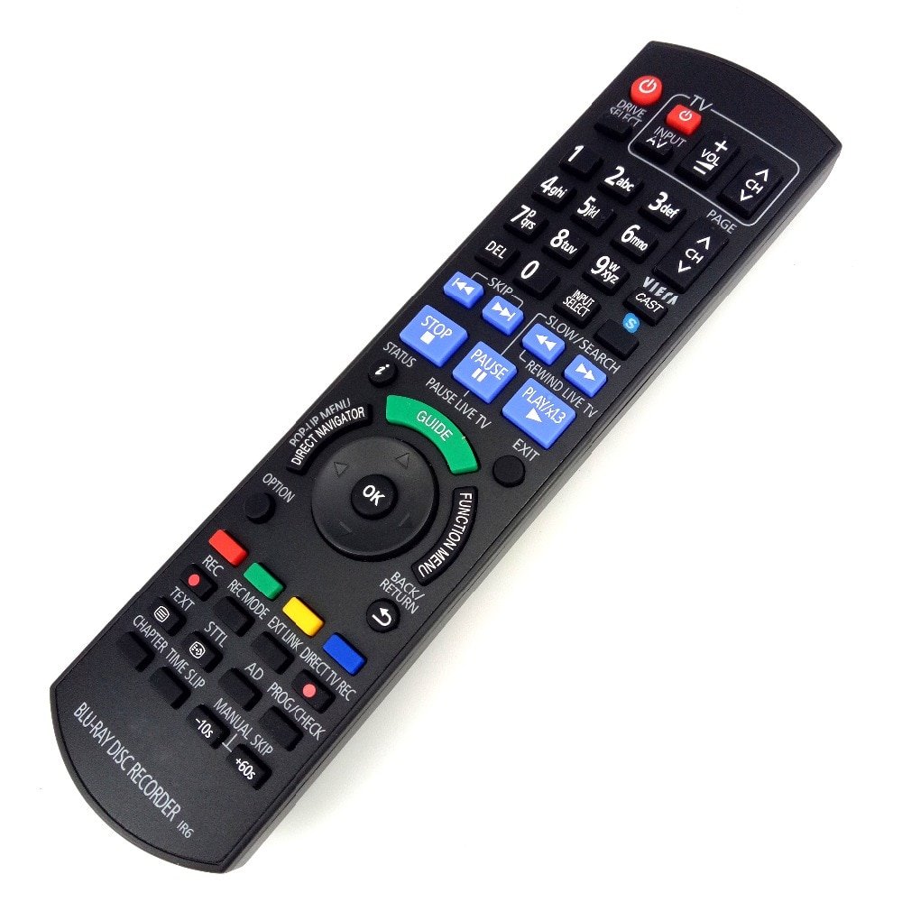 Replacement Remote Control For Panasonic BLURAY DISC RECORDER