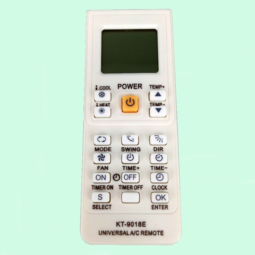 Universal 4000 in 1 Air Conditioner Remote Control For KT9018E LCD AC