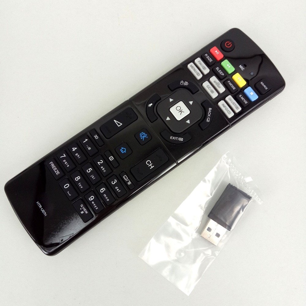 Original Remote Control For Haier LED HDTV TV Double Side With USB Keyboar HTRU07H HTRU07H USB