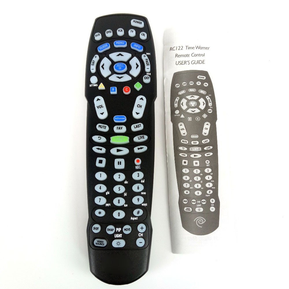 Universal Original RC122 Remote Control For Time Warner Cable Set Top