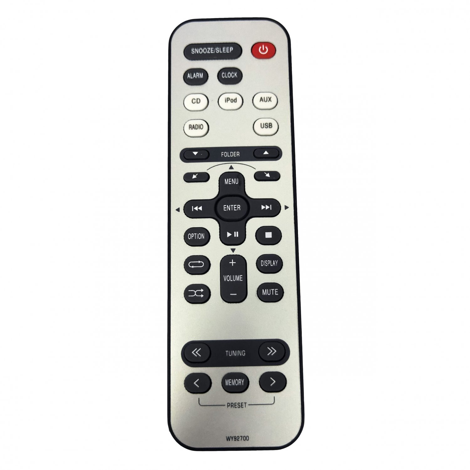 Replacement WY92700 Remote Control For Yamaha Micro CD Receiver TSX-112 TSX-112ML TSX-112BL