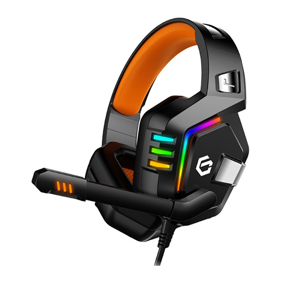 TBOTB G818 7.1 Channel Virtual Stereo Wired PC Gaming Headset Over Ear Headphones With Mic Revolutio